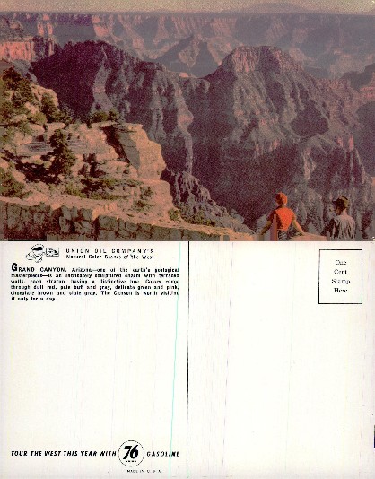 Grand Canyon View with Visitors