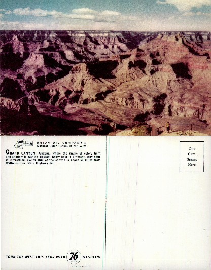 Grand Canyon Natural Color Scenic View