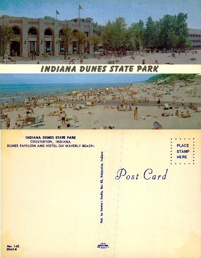 Indiana Dunes State Park Beach Scene
