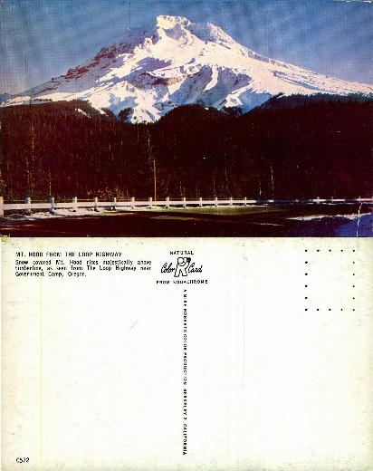Mt. Hood from The Loop Highway