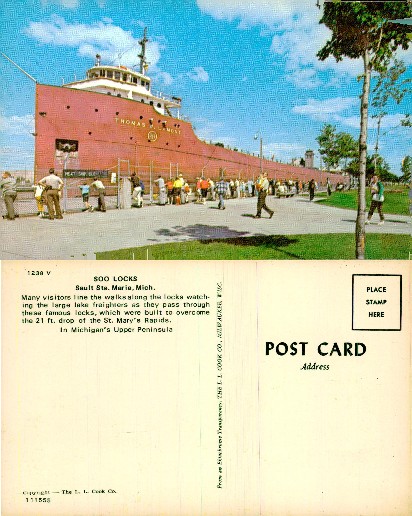 Ship Thomas W. Lamont at Soo Locks