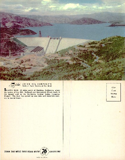 Shasta Dam and Lake Shasta Scenic View