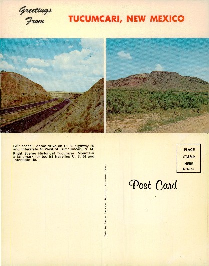 Tucumcari Mountain & Highway 66/I-40