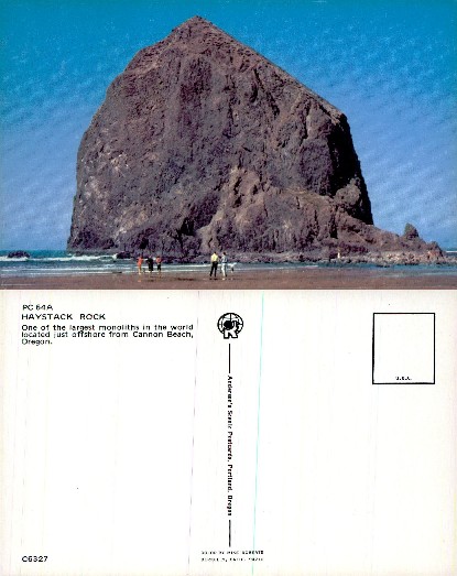 Haystack Rock on Cannon Beach