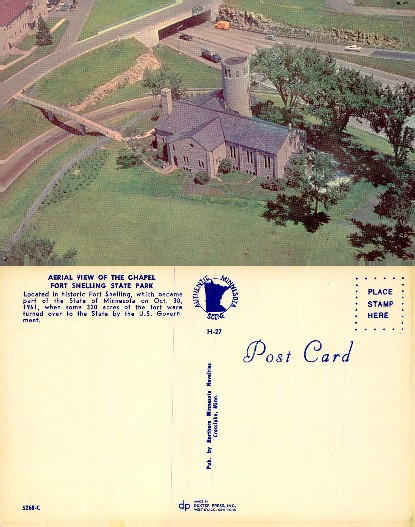 Aerial View of Fort Snelling Chapel