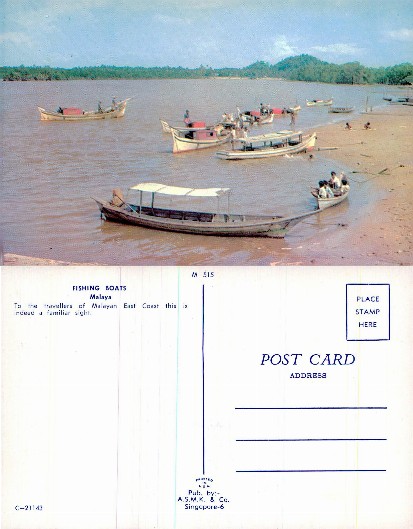 Fishing Boats on Malayan East Coast