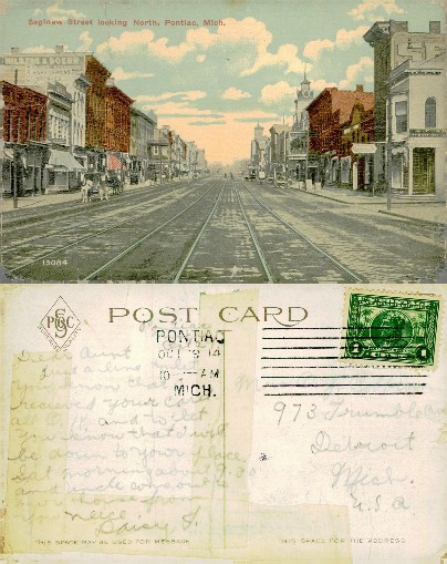 Saginaw Street looking North