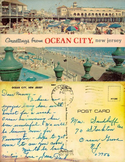 Beach, Boardwalk, and Pool Scene