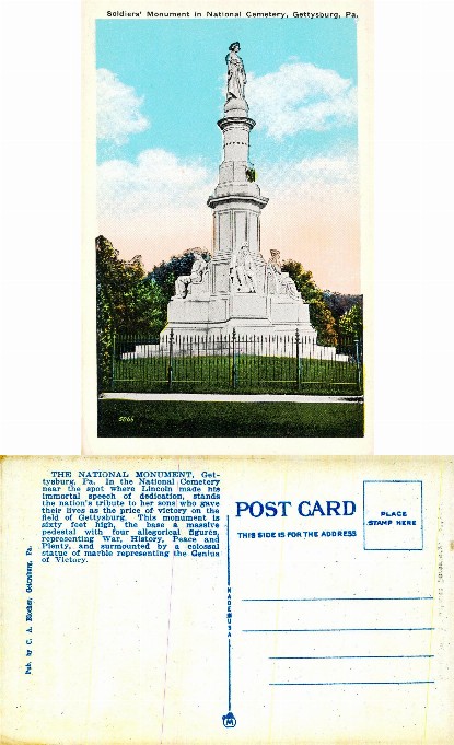 Soldiers' Monument, Gettysburg Cemetery