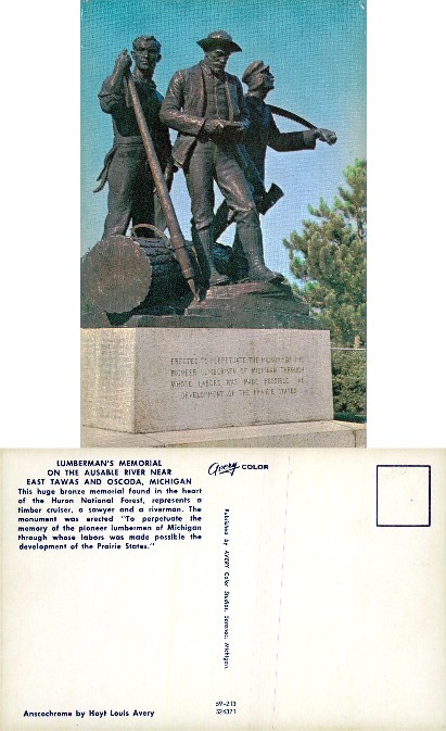 Lumberman's Memorial Statue