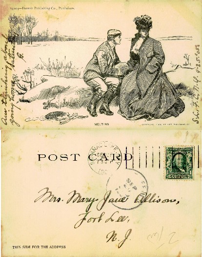 Couple with Ice Skates, 'Melting' Scene