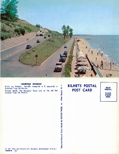 Polana Beach & Marginal Road, Lourenço Marques