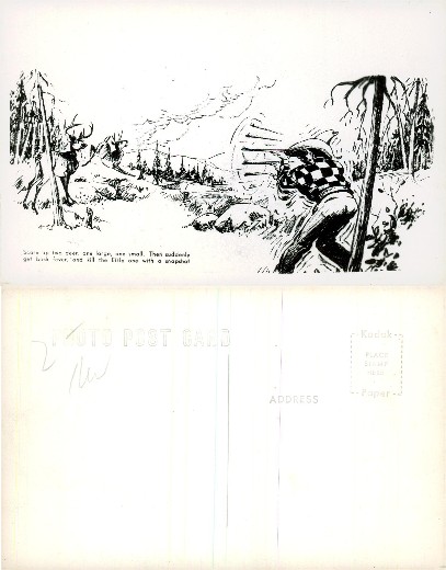 Hunter Photographing Deer
