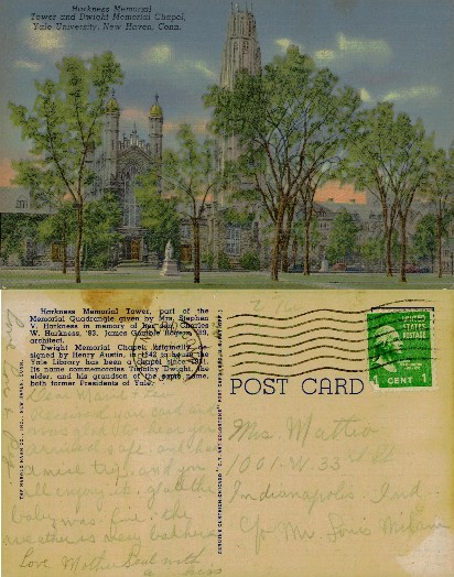 Harkness Tower & Dwight Chapel, Yale University