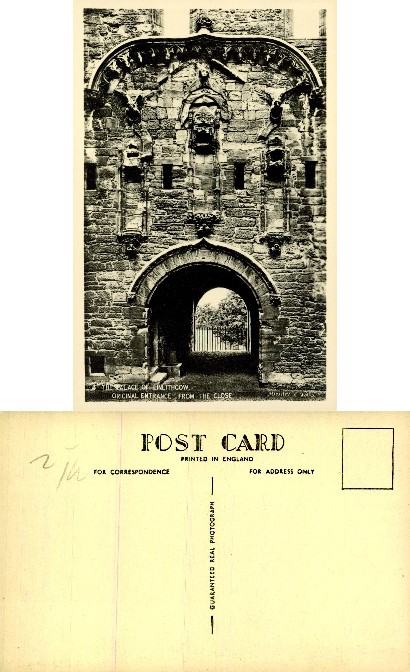 Linlithgow Palace Original Entrance
