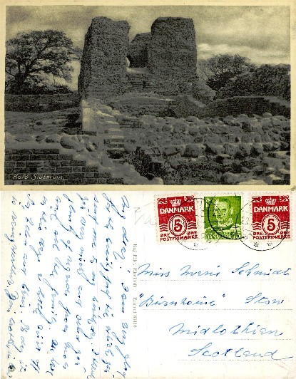 Kalø Castle Ruin in Winter