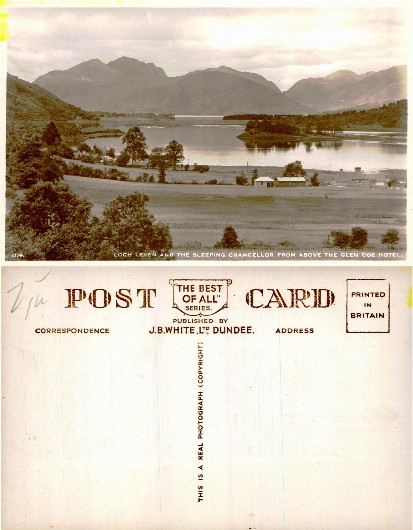 Loch Leven and Sleeping Chancellor Mts.