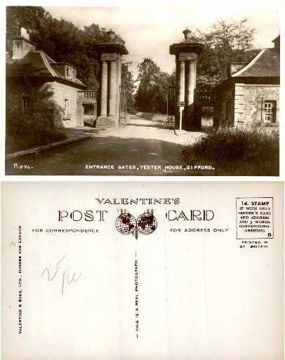 Entrance Gates, Yester House