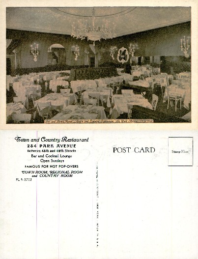 Town and Country Restaurant Interior
