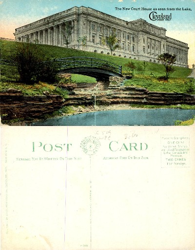 New Court House and Park with Bridge