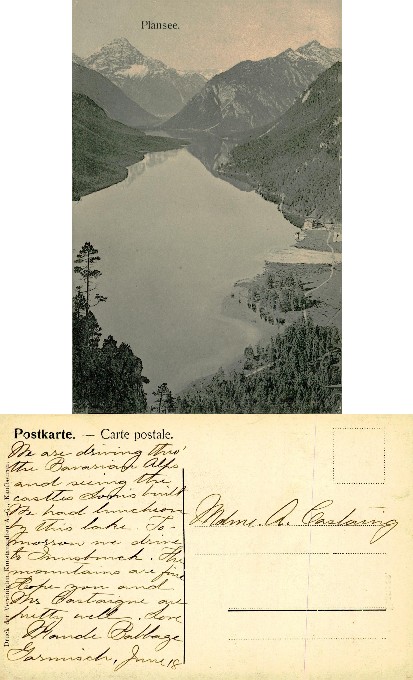 Plansee Lake and Mountain Landscape