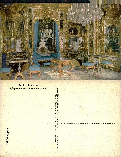 Palace Mirror Hall with Chandelier