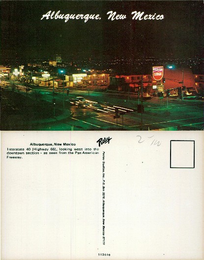 Albuquerque Interstate 40 Night View