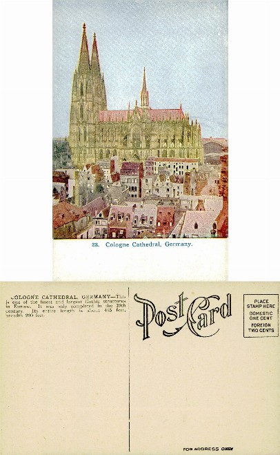 Cologne Cathedral and surrounding city