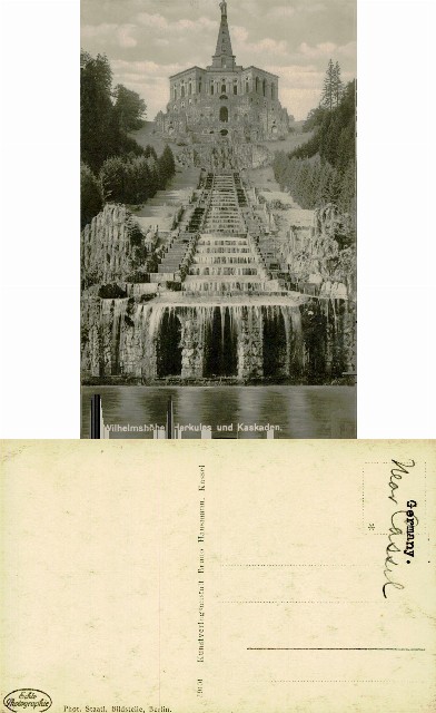 Hercules Monument and Wilhelmshöhe Cascades