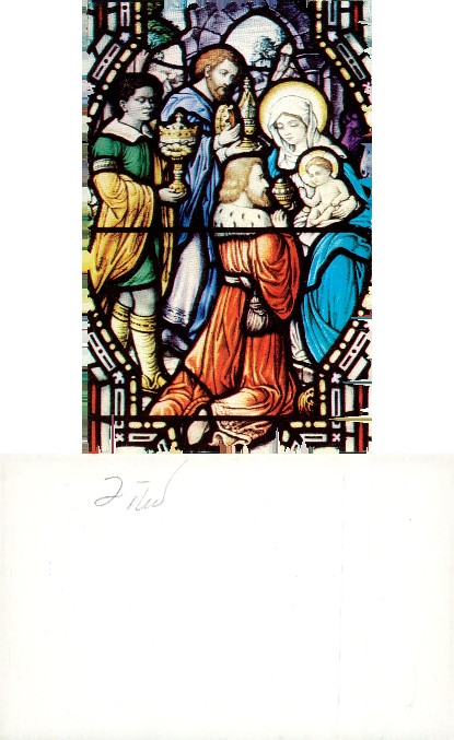 Adoration of the Magi Stained Glass Window