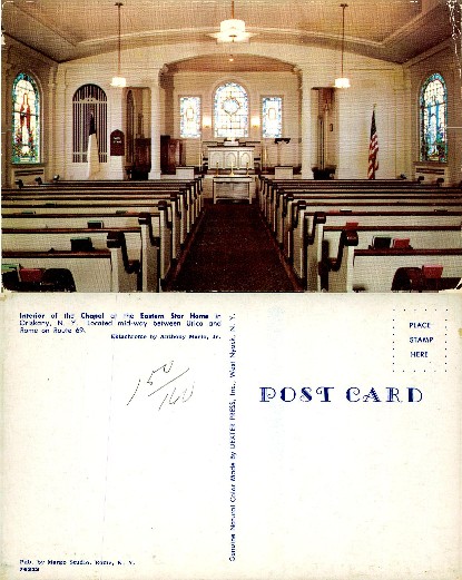 Chapel Interior at Eastern Star Home