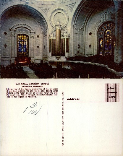Naval Academy Chapel Interior