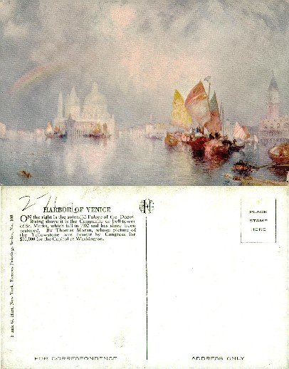 Harbor of Venice Painting