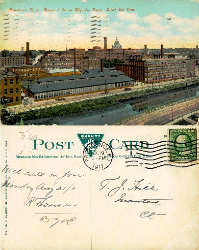 Brown & Sharpe Mfg. Co. Plant, Bird's Eye View