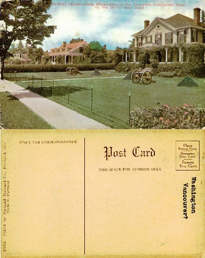 General Headquarters with Cannons