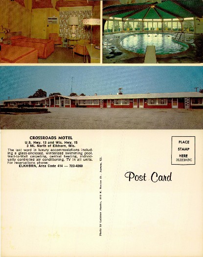 Motel Exterior, Room, and Indoor Pool