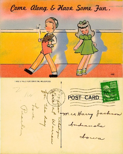 Boy and Girl Illustration
