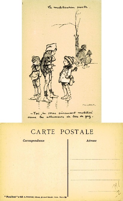 Cartoon Children Discussing Mobilization