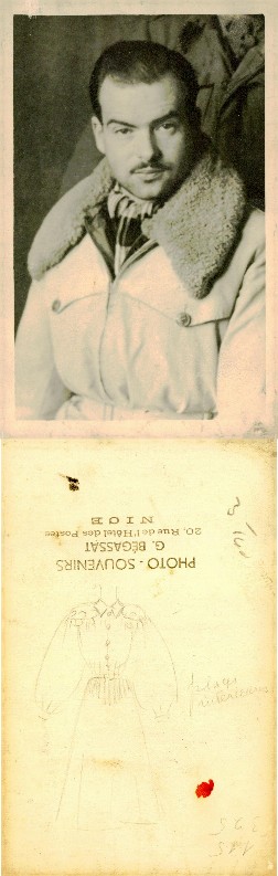 Man in fur-collared coat portrait