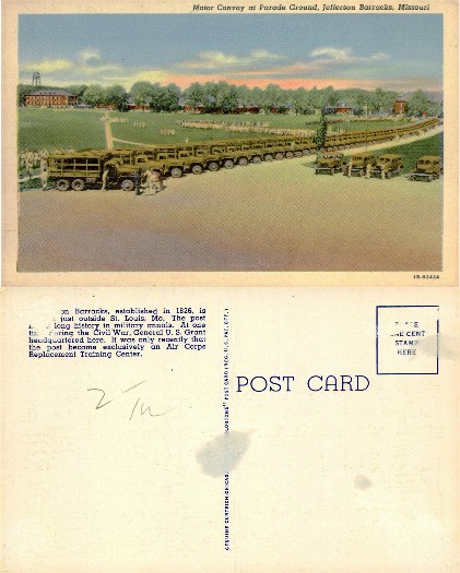 Motor Convoy at Parade Ground