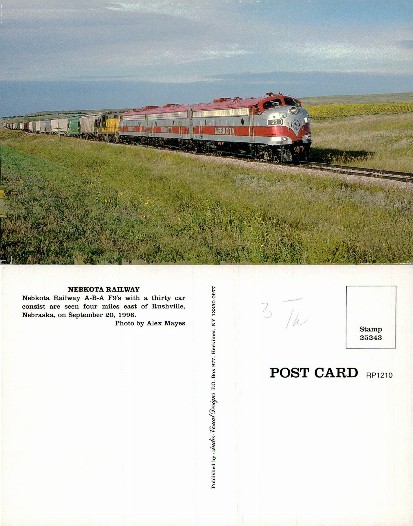 Nebkota Railway Train in Rural Landscape