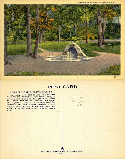 Spangler's Spring, Gettysburg