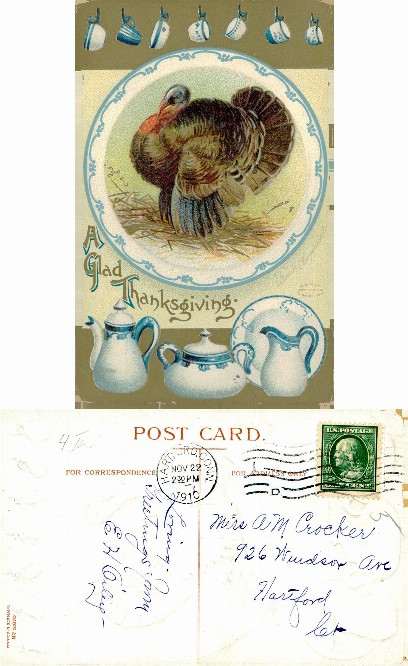 Thanksgiving Turkey and Tableware