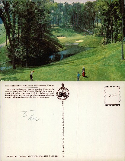 Golden Horseshoe Golf Course Scene