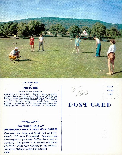 Golfers on a Golf Course at Fernwood