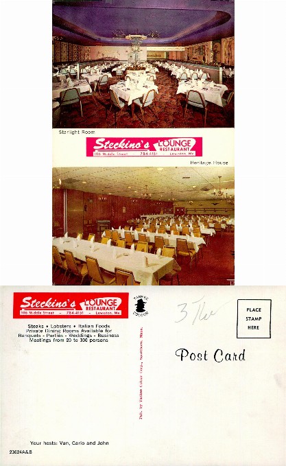 Steckino's Lounge Restaurant Dining Rooms