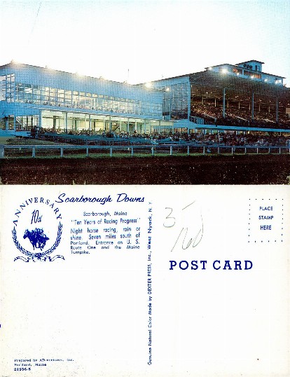 Scarborough Downs Racetrack Grandstand