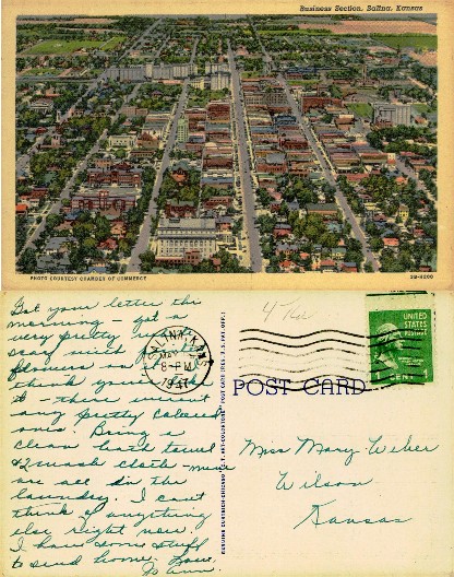 Aerial View of a City Business Section