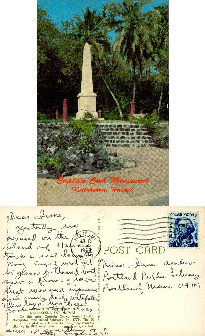 Captain Cook Monument in Kealakekua