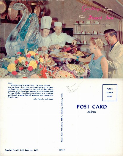 Chefs and Guests at Desert Inn Buffet